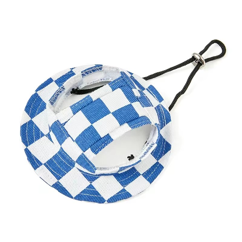 Pup Racer Checkered Sun Hat