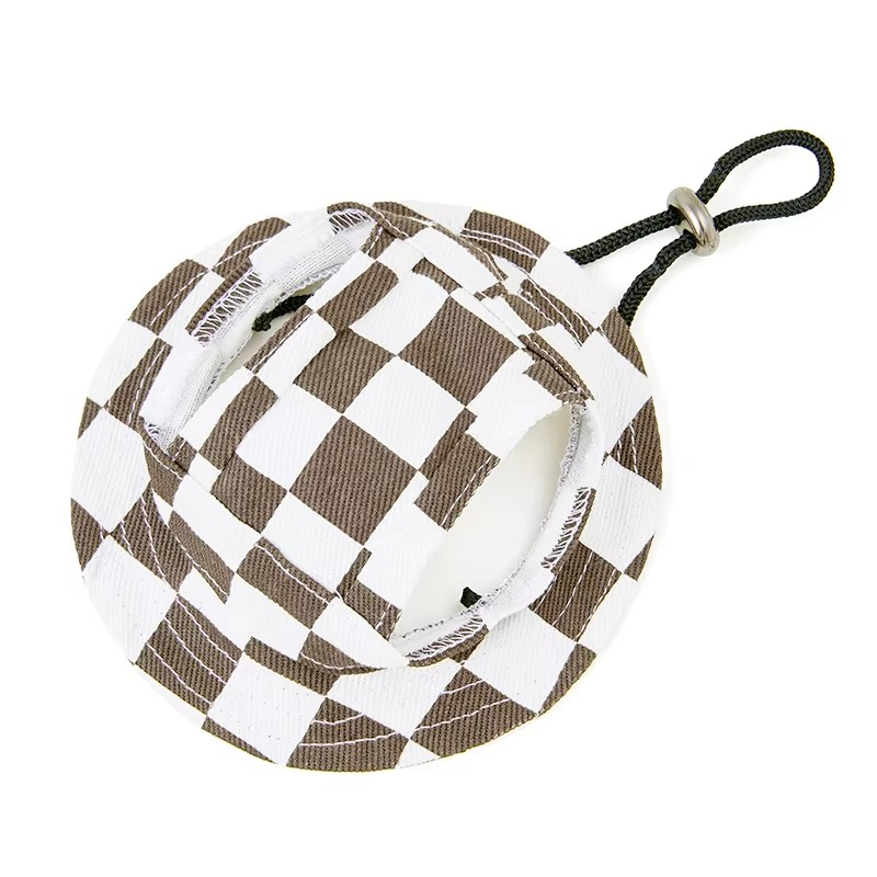 Pup Racer Checkered Sun Hat